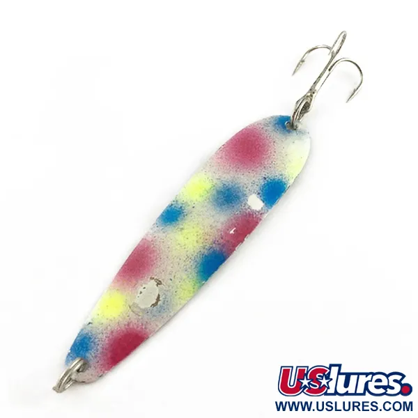 Vintage   Northport Nailer Spoon , 2/5oz green/yellow/orange fishing spoon #23606