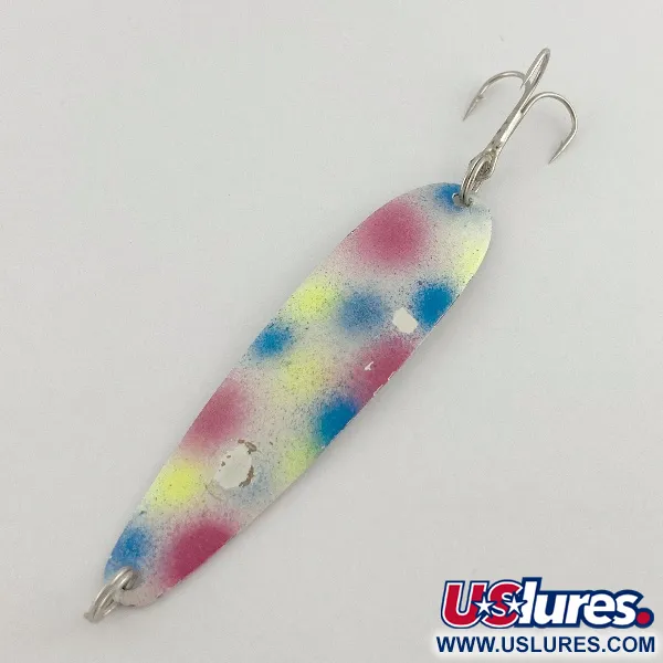 Vintage   Northport Nailer Spoon , 2/5oz green/yellow/orange fishing spoon #23606