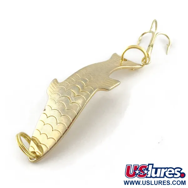 Vintage   Acme Phoeb, 3/16oz gold fishing spoon #23612