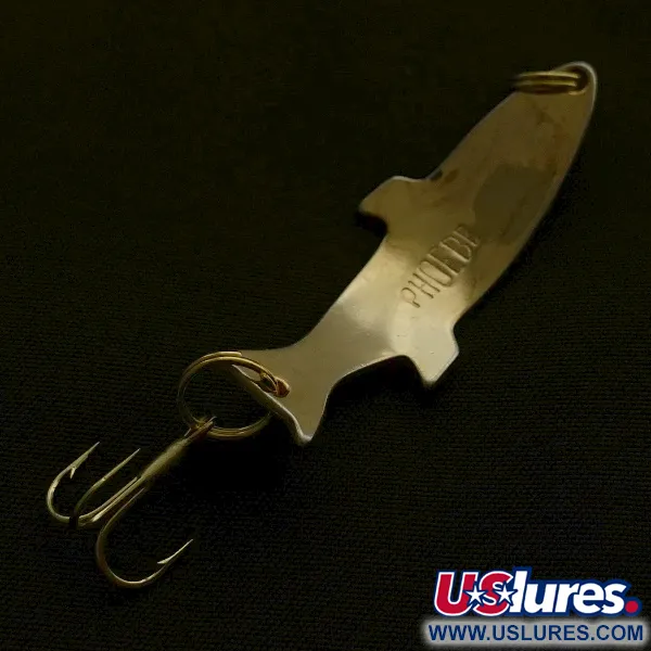 Vintage   Acme Phoeb, 3/16oz gold fishing spoon #23612