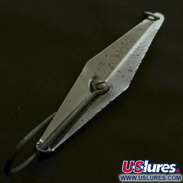 Vintage  James E. Clark  James Clark  spoon, 3/4oz nickel fishing spoon #23615