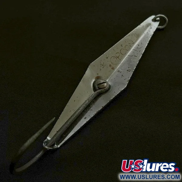 Vintage  James E. Clark  James Clark  spoon, 3/4oz nickel fishing spoon #23615