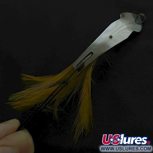 Vintage  Tony Accetta Tony Acetta Pet Spoon 15, 1/2oz nickel fishing spoon #23617