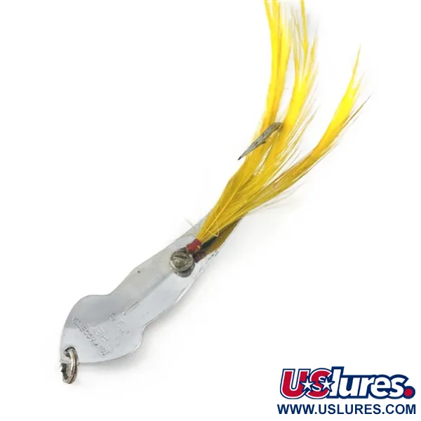 Vintage  Tony Accetta Tony Acetta Pet Spoon 15, 1/2oz nickel fishing spoon #23617