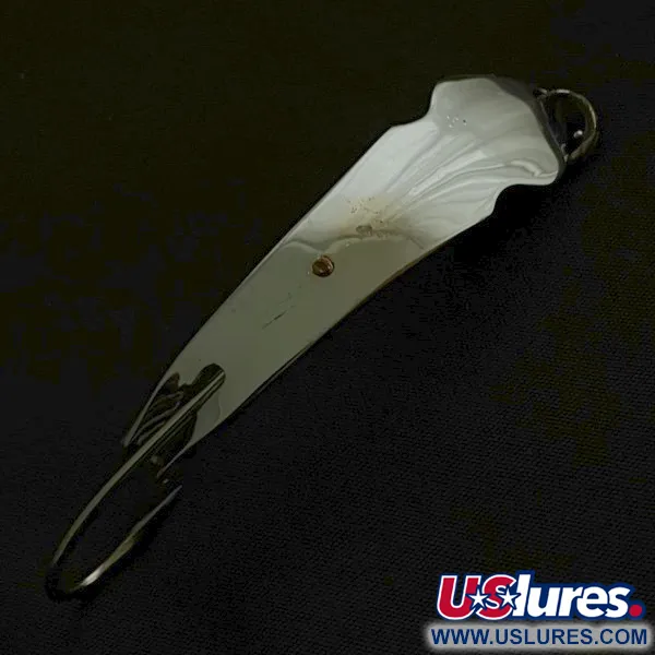 Vintage   Tony Accetta Pet Spoon 14, 1/4oz никель fishing spoon #23618