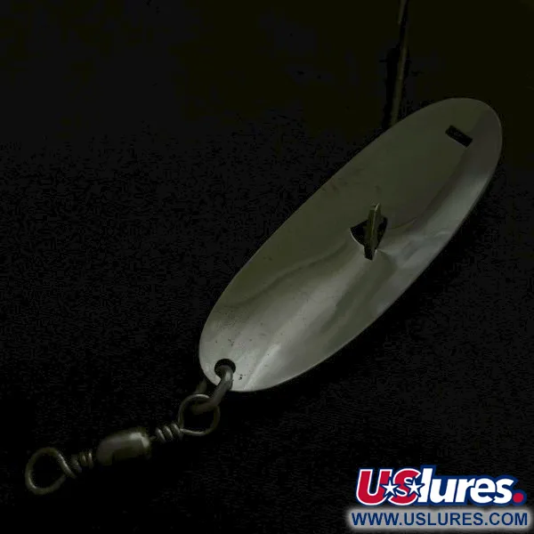 Vintage   Pflueger Record 4 №1832, 2/5oz Nickel fishing spoon #23621