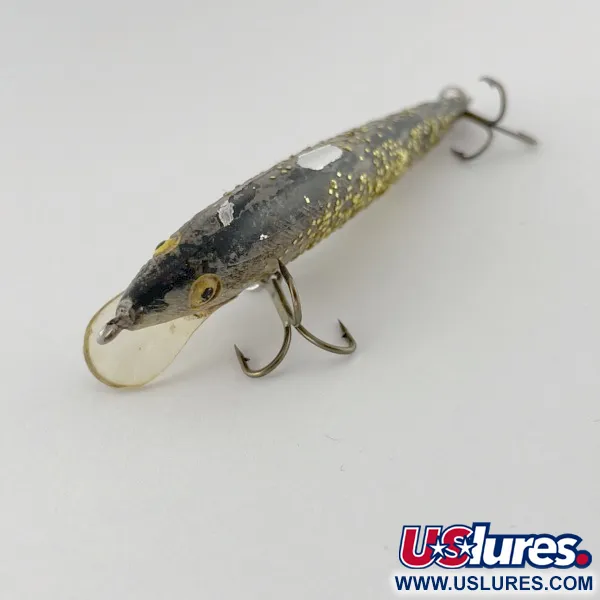 Vintage   Bill Norman Shiner Minnow, 1/3oz gold fishing lure #23622