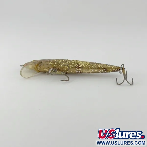 Vintage   Bill Norman Shiner Minnow, 1/3oz gold fishing lure #23622