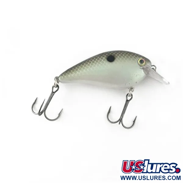 Vintage   Strike King KVD 1.5 Silent square bill, 2/5oz Olive Sexy Shad fishing lure #23627