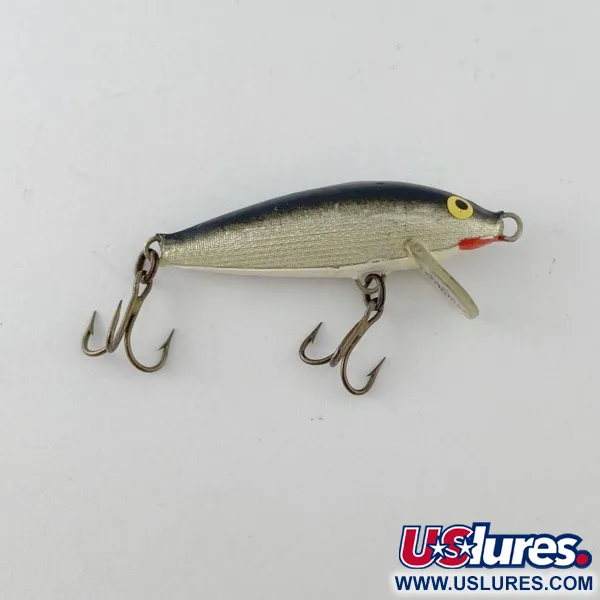 Vintage   Rapala Original Floater F5 (Finland) 1960s, 1/8oz S (Silver) fishing lure #23631