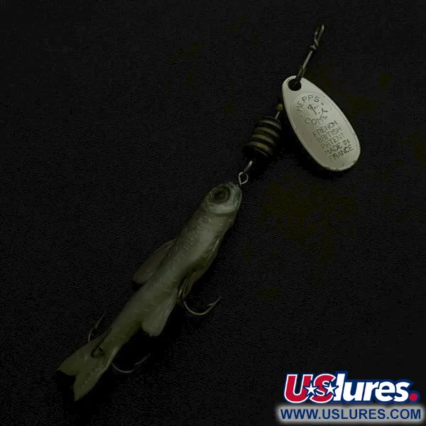 Vintage   Mepps Comet Mino 1 (1970s), 3/16oz silver spinning lure #23634