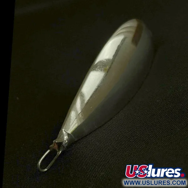 Vintage   Johnson Silver Minnow Weedless, 2/5oz nickel fishing spoon #23641