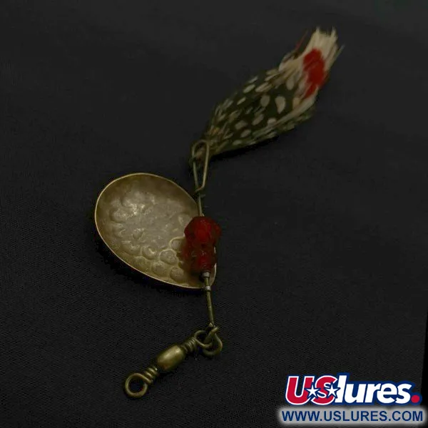 Vintage  Pflueger  Pfluerger Bear Valley 3, 1/4oz brass spinning lure #23656