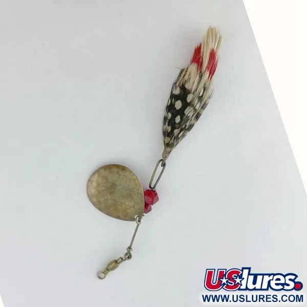 Vintage  Pflueger  Pfluerger Bear Valley 3, 1/4oz brass spinning lure #23656