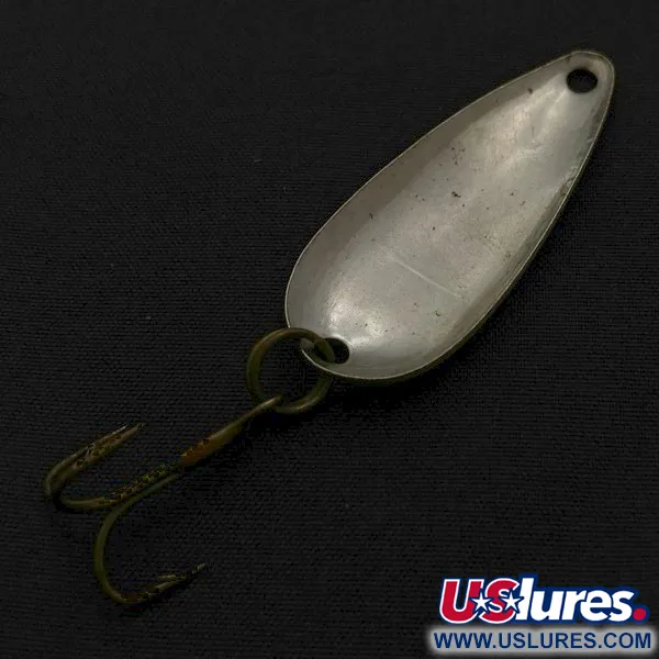 Vintage   Kmart Spoon, 3/16oz nickel/red fishing spoon #23660