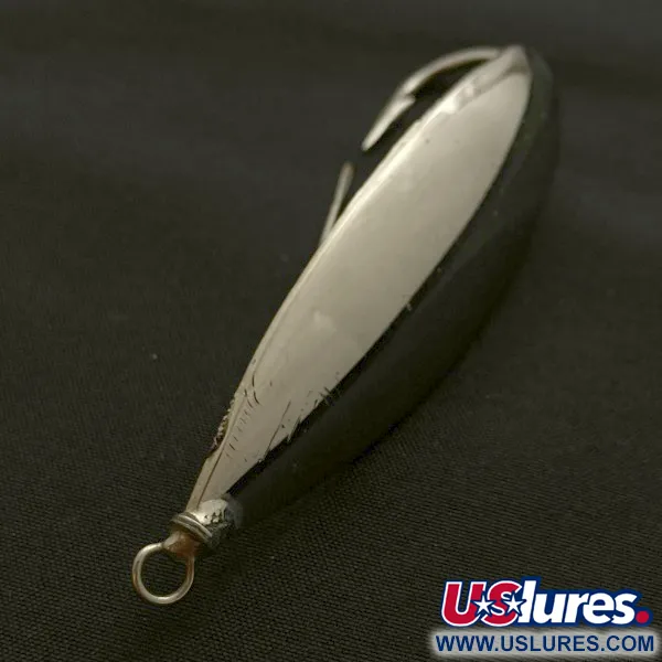 Vintage   Luhr Jensen Silver Spoon, 3/4oz nickel fishing spoon #23661