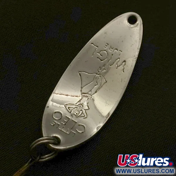 Vintage  Seneca Little Cleo (Hula Girl) , 1/3oz nickel fishing spoon #23665