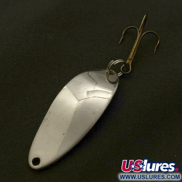 Vintage  Seneca Little Cleo (Hula Girl) , 1/3oz nickel fishing spoon #23665