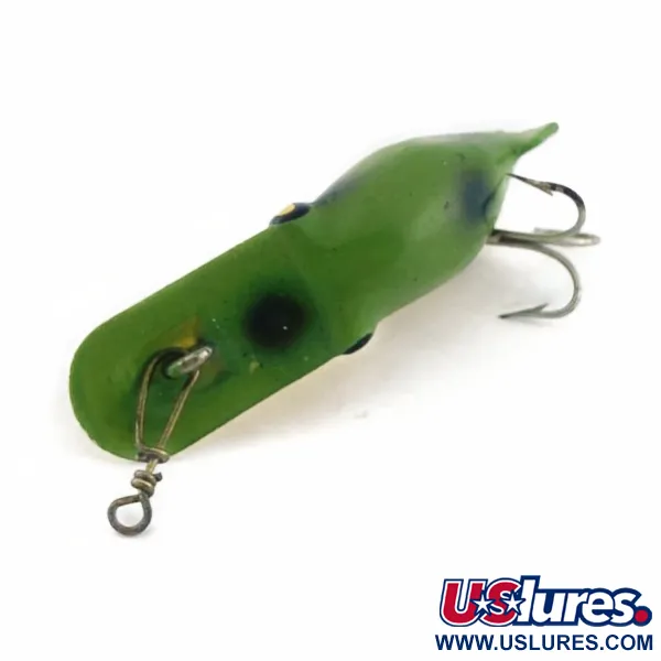 Vintage   Eddie Pope Hot Shot M 5, 3/32oz Frog fishing lure #23679