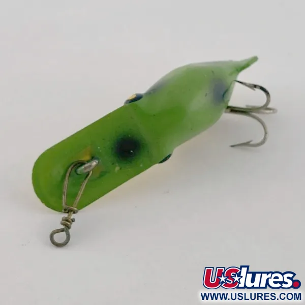 Vintage   Eddie Pope Hot Shot M 5, 3/32oz Frog fishing lure #23679