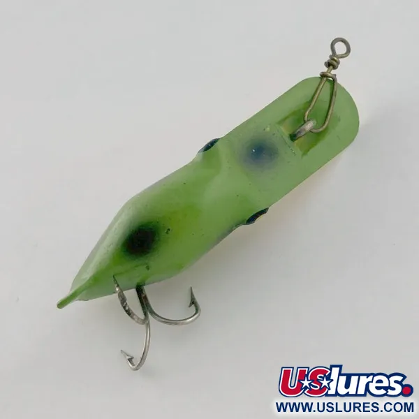 Vintage   Eddie Pope Hot Shot M 5, 3/32oz Frog fishing lure #23679