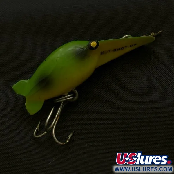 Vintage   Eddie Pope Hot Shot M 5, 3/32oz Frog fishing lure #23679