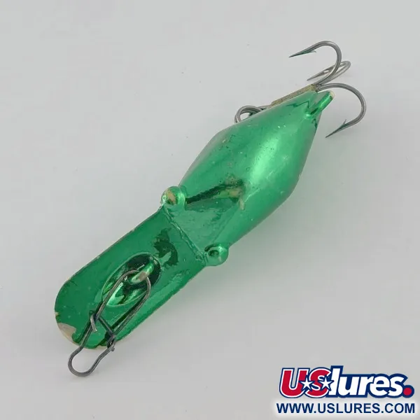 Vintage   Luhr Jensen Hot Shot 30, 3/16oz Green fishing lure #23680