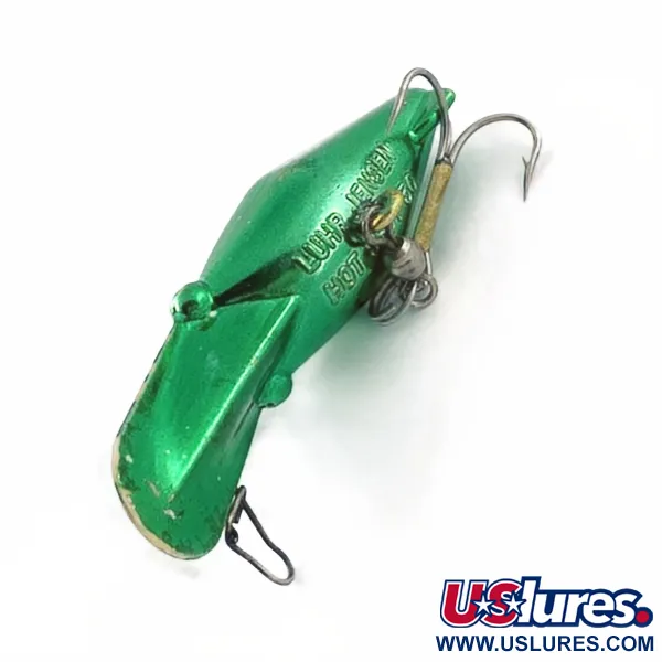 Vintage   Luhr Jensen Hot Shot 30, 3/16oz Green fishing lure #23680