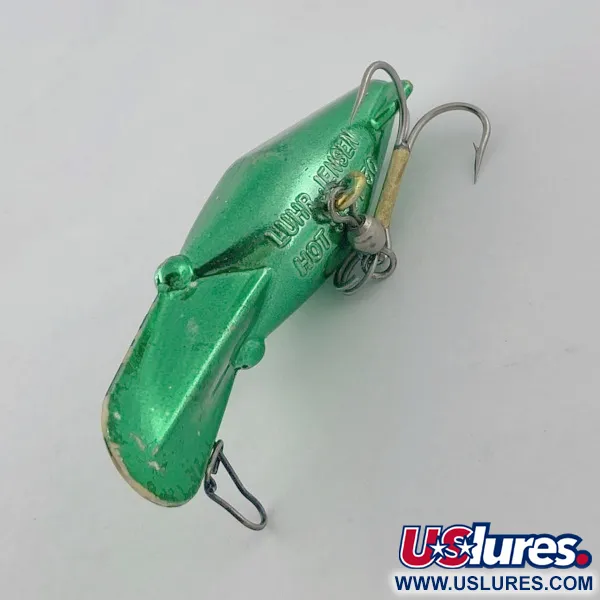 Vintage   Luhr Jensen Hot Shot 30, 3/16oz Green fishing lure #23680