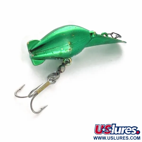 Vintage   Luhr Jensen Hot Shot 30, 3/16oz Green fishing lure #23680