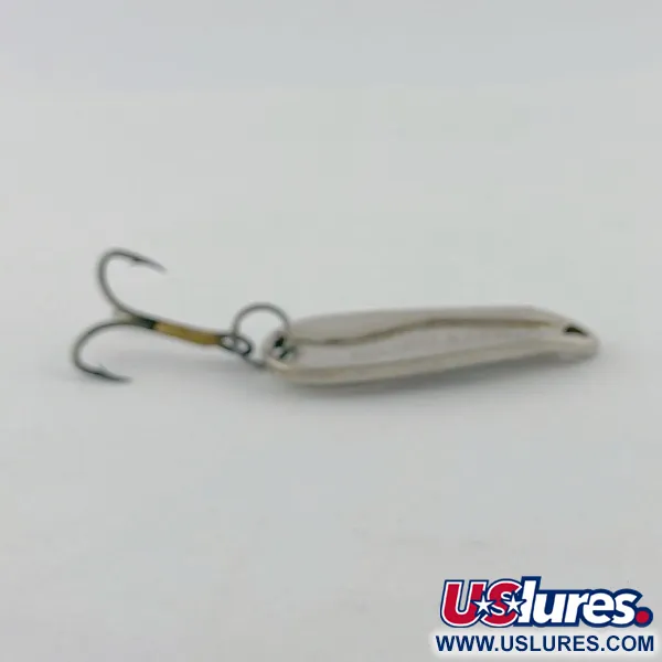 Vintage   Luhr Jensen Hot Shot W, 1/4oz nickel fishing spoon #23682