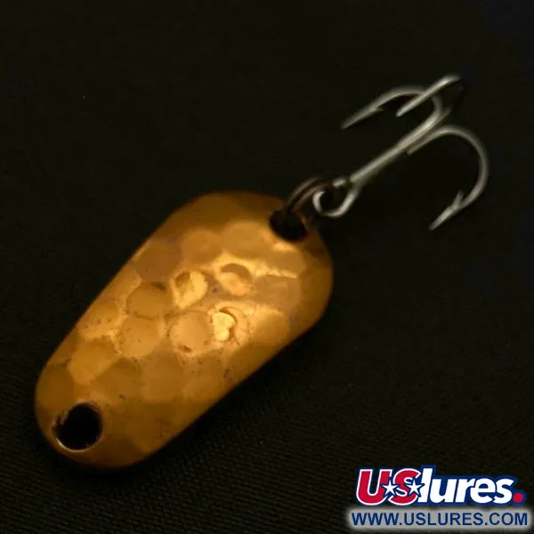 Vintage   Luhr Jensen Luhr's wobbler, 3/16oz copper fishing spoon #23688