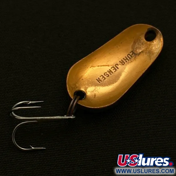 Vintage   Luhr Jensen Luhr's wobbler, 3/16oz copper fishing spoon #23688