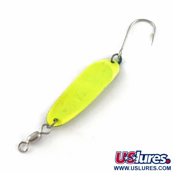 Vintage   Andy Reekers, 3/16oz yellow fishing spoon #23691