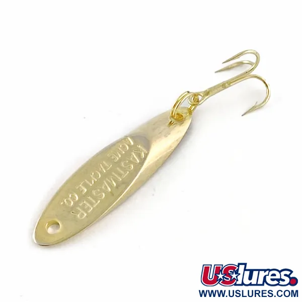 Vintage  Acme  Kastmaster, 1/8oz gold fishing spoon #23693