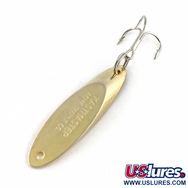 Vintage  Acme Kastmaster, 1/4oz gold fishing spoon #23695