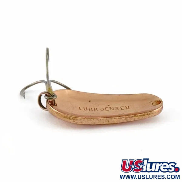 Vintage   Luhr Jensen Luhr's wobbler, 2/5oz copper fishing spoon #23699