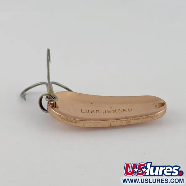 Vintage   Luhr Jensen Luhr's wobbler, 2/5oz copper fishing spoon #23699