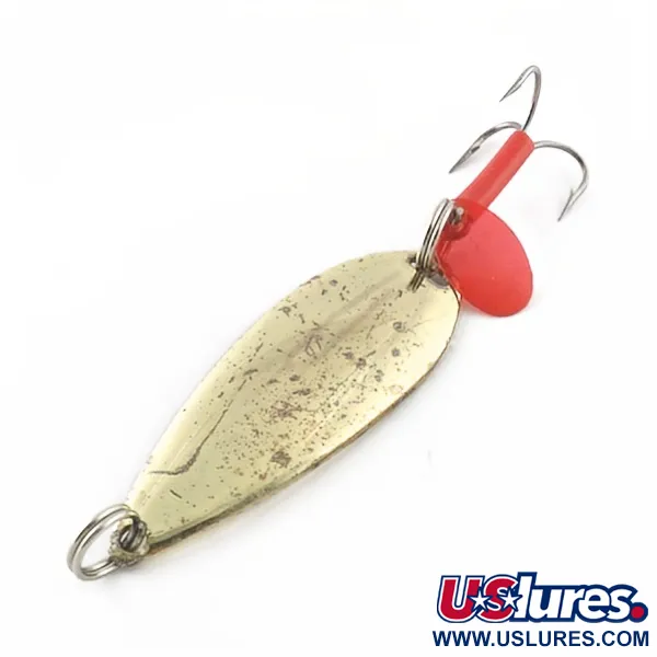 Vintage   Johnson Sprite, 1/3oz gold fishing spoon #23701