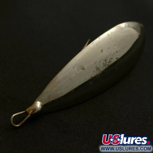Vintage   Luhr Jensen Silver Spoon, 1/2oz nickel fishing spoon #23702