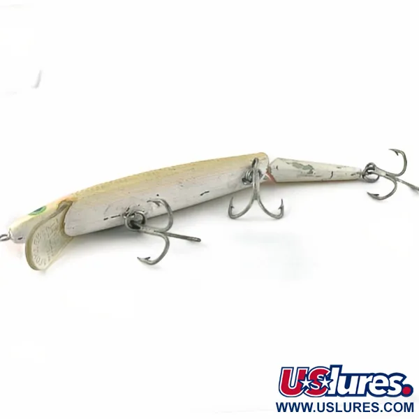 Vintage   Rebel Floater F14 Jointed, 1/2oz orange/gold fishing lure #23705