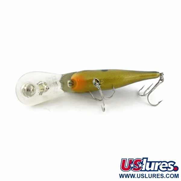 Vintage   Rebel Double Deep Shad, 3/16oz Chartreuse fishing lure #23706