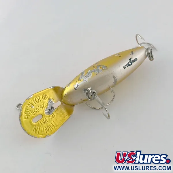 Vintage   Storm Hot'N'Tot Thin Fin, 1/4oz orange fishing lure #23707