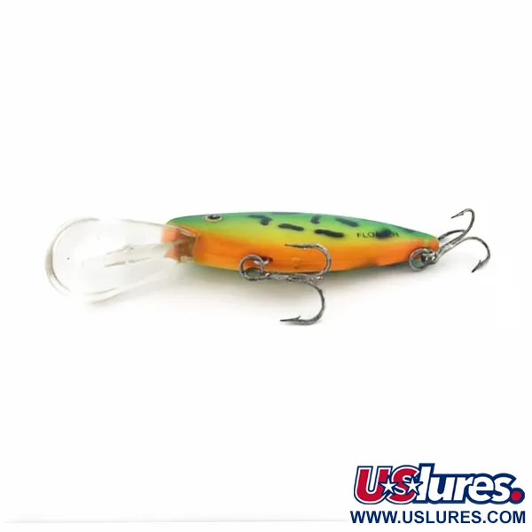 Vintage   Bill Lewis DIVIN' MAG TRap Rat-L-Trap Floater, 2/5oz Fire tiger fishing lure #23722