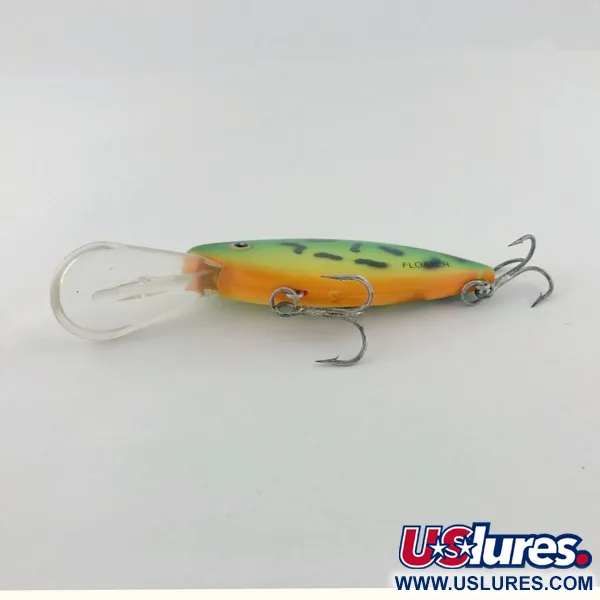 Vintage   Bill Lewis DIVIN' MAG TRap Rat-L-Trap Floater, 2/5oz Fire tiger fishing lure #23722