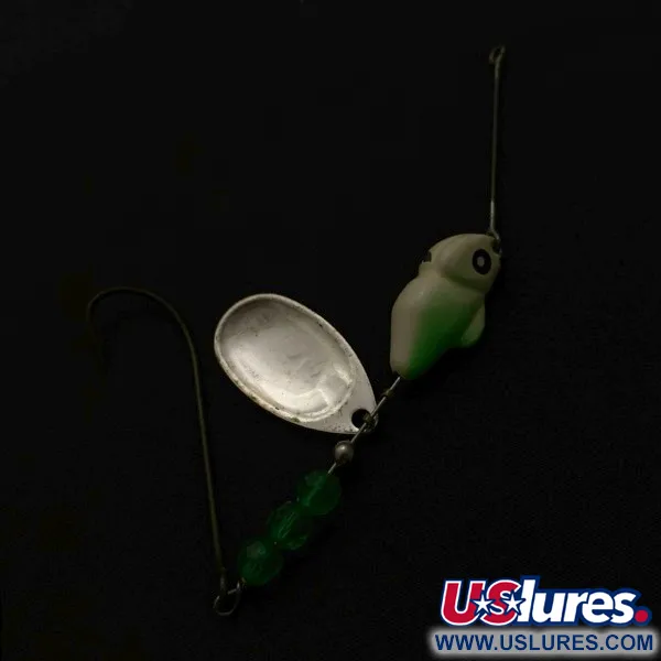 Vintage   Mepps Walley Killer Spinnerbait, 3/4oz silver/chartreuse spinning lure #23739