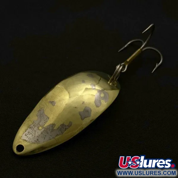 Vintage  Seneca Little Cleo (Hula Girl), 1/2oz gold fishing spoon #23740