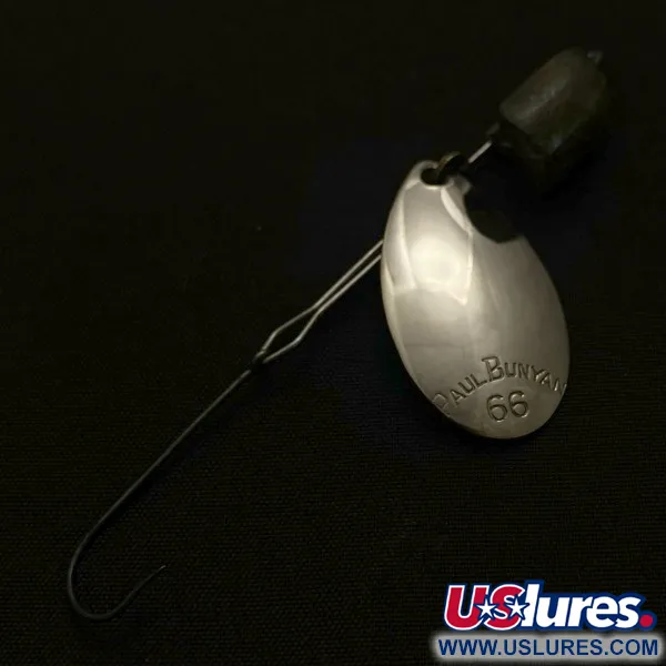 Vintage   Paul Bunyan 66, 2/5oz silver spinning lure #23770