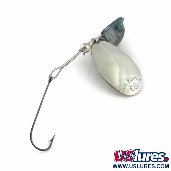 Vintage   Paul Bunyan 66, 2/5oz silver spinning lure #23770