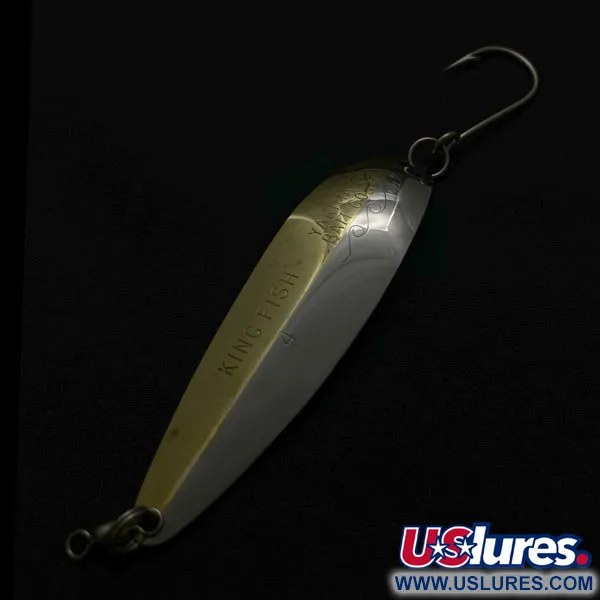 Vintage  Yakima Bait Yakima bait King fish 4, 1/3oz nickel/brass fishing spoon #23774